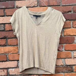 Gold V-Neck T